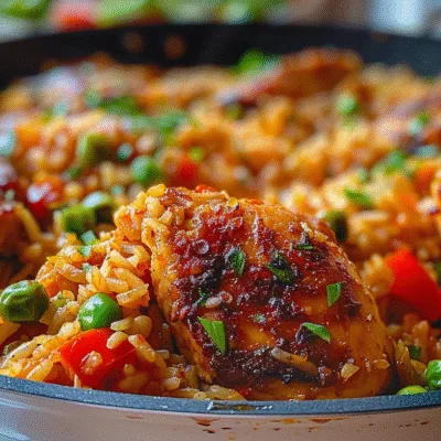 One Pan Creamy Cajun Chicken Rice