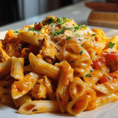 One Pot Creamy Smoky BBQ Chicken Pasta