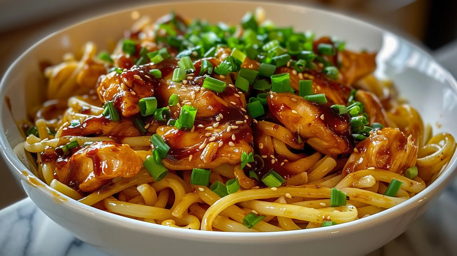 The Ultimate One Pot Honey Garlic BBQ Chicken Pasta You’ll Crave