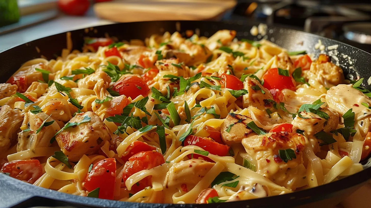 The Ultimate One Pot Spicy Cajun Chicken Alfredo You’ll Crave
