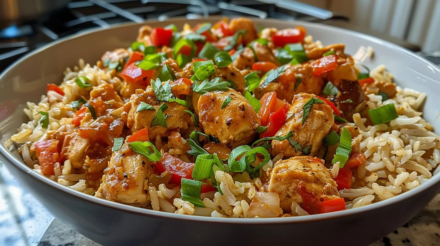 The Spicy Creamy Cajun Parmesan Chicken Rice Skillet You’ll Crave