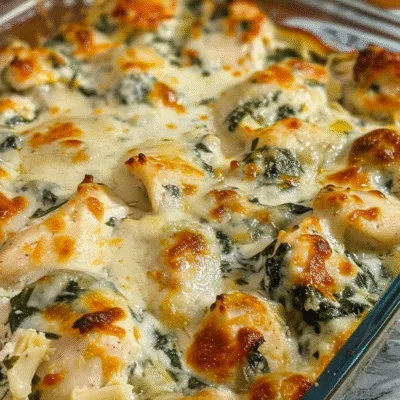 Spinach and Artichoke Chicken Casserole