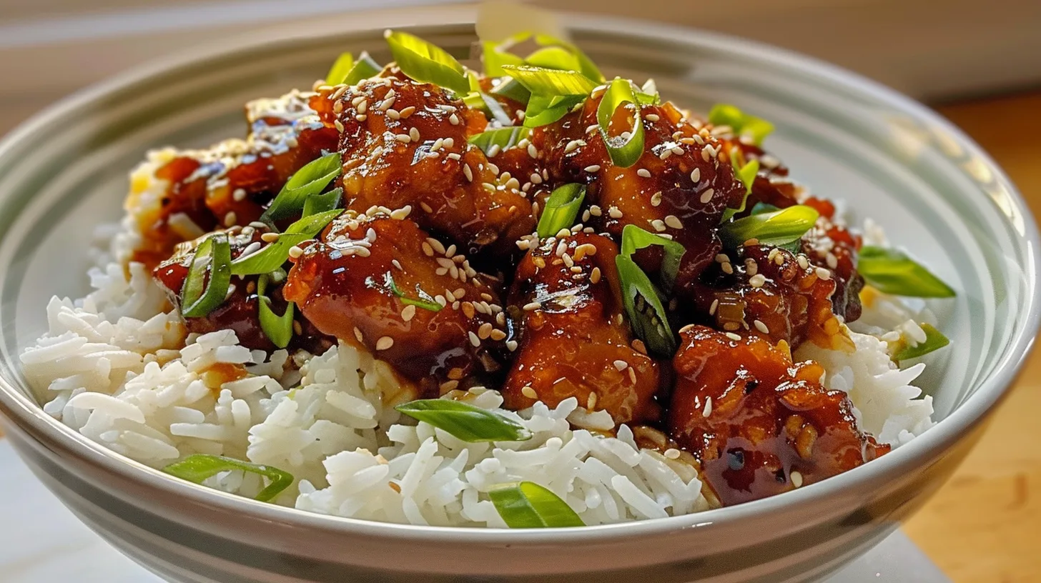 The Ultimate Sticky Honey Garlic Butter Chicken Rice You’ll Crave