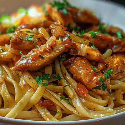 Sticky Smoky Ranch Honey Chicken Pasta