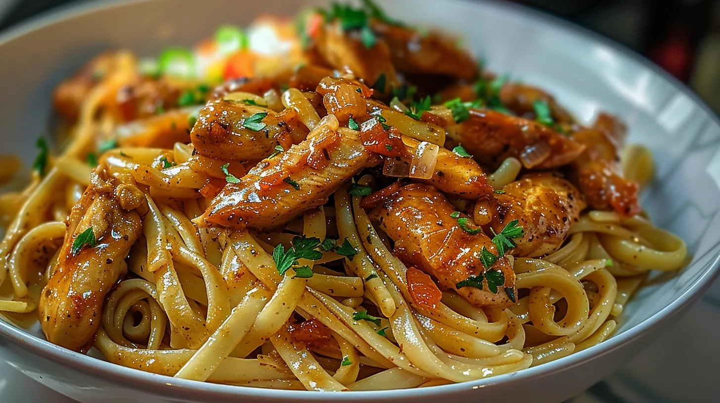The Ultimate Sticky Smoky Ranch Honey Chicken Pasta You’ll Crave