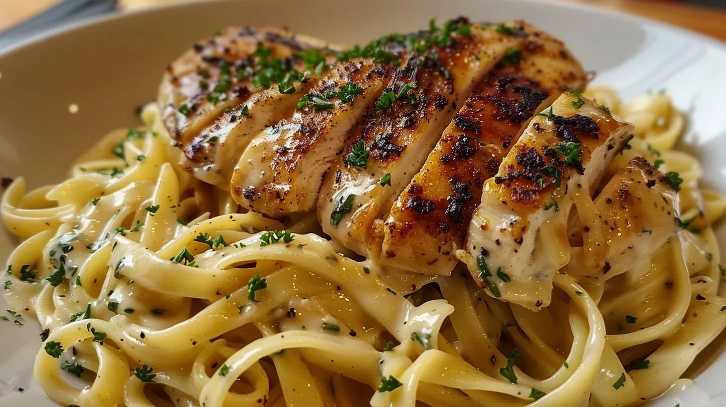 The Ultimate Sticky Sweet Garlic Chicken Alfredo You’ll Crave