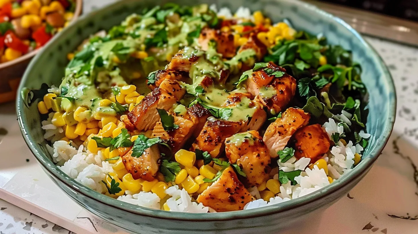 The Ultimate Street Corn Chicken Rice Bowl You’ll Crave Daily
