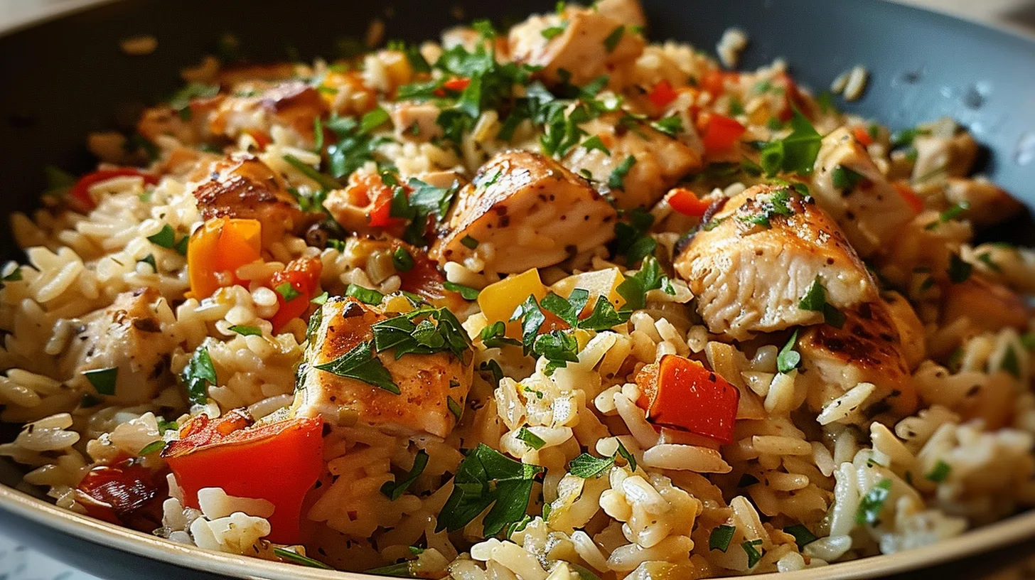 The Ultimate Sweet and Smoky Ranch Chicken Rice Skillet Recipe