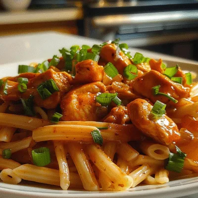 Bold Buffalo Honey Garlic Chicken Pasta
