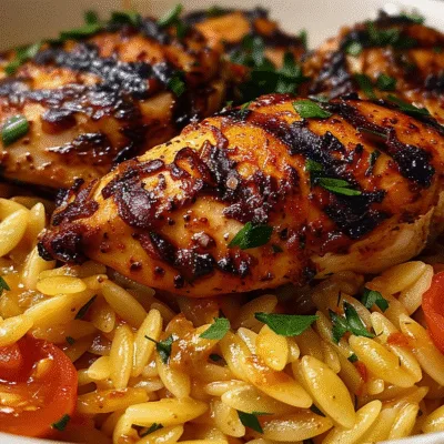 Bold Smoky Cajun Garlic Butter Chicken And Orzo