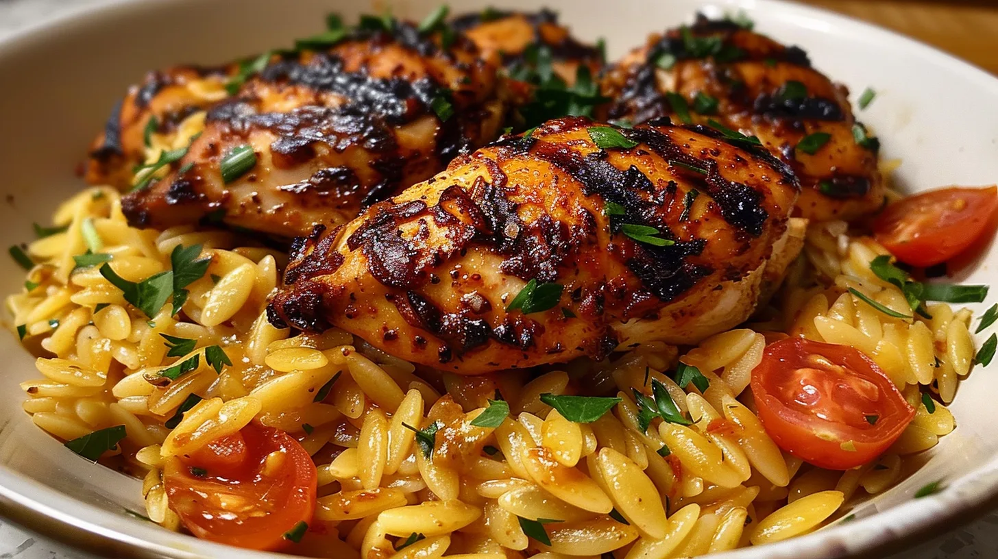 This Bold Smoky Cajun Garlic Butter Chicken And Orzo Will Amaze You