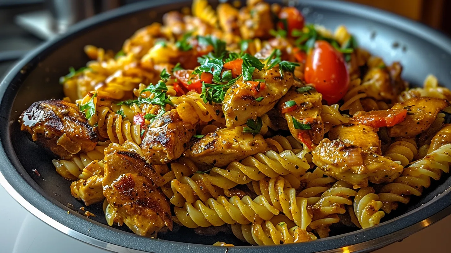 The Ultimate Bold Sweet Honey Cajun Butter Chicken Pasta Skillet
