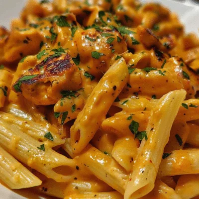 Creamy Bold BBQ Pepper Jack Chicken Penne