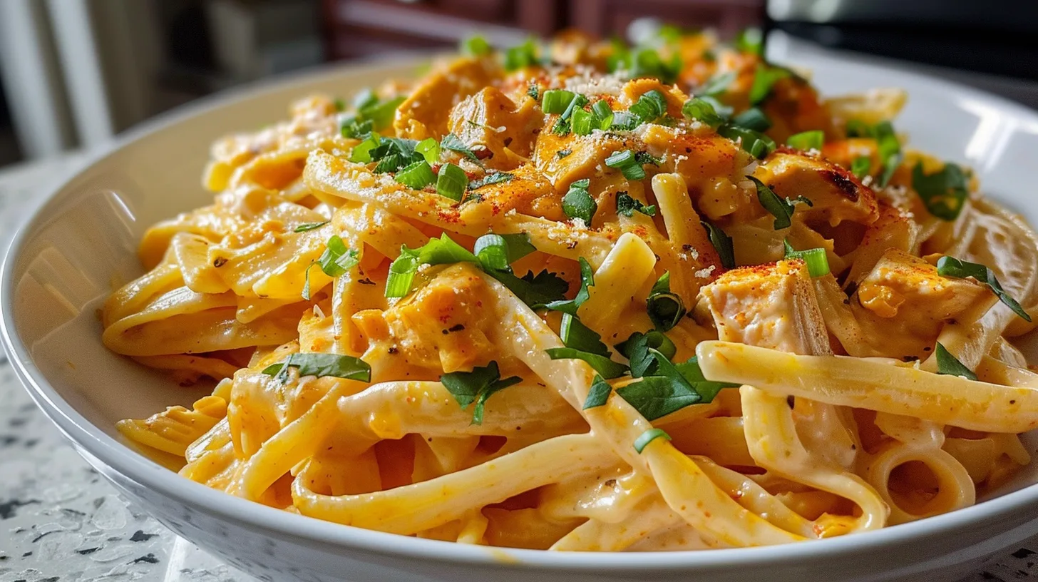 The Ultimate Creamy Cajun Buffalo Chicken Pasta You’ll Crave
