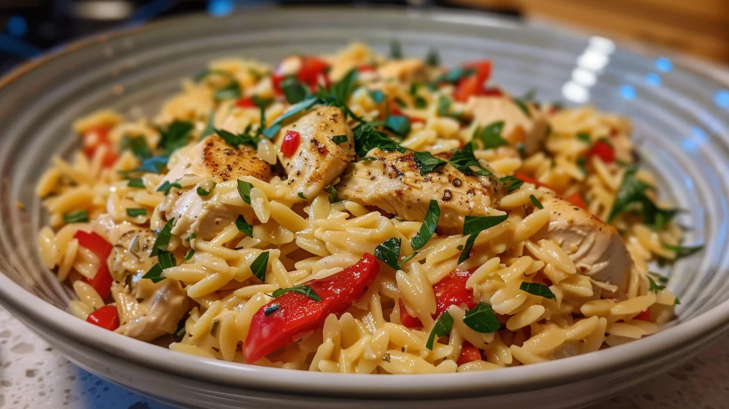 The Ultimate Creamy Cajun Garlic Butter Chicken Orzo Recipe