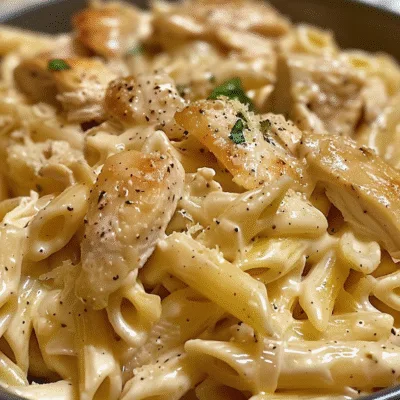 Creamy Garlic Parmesan Honey Chicken Pasta