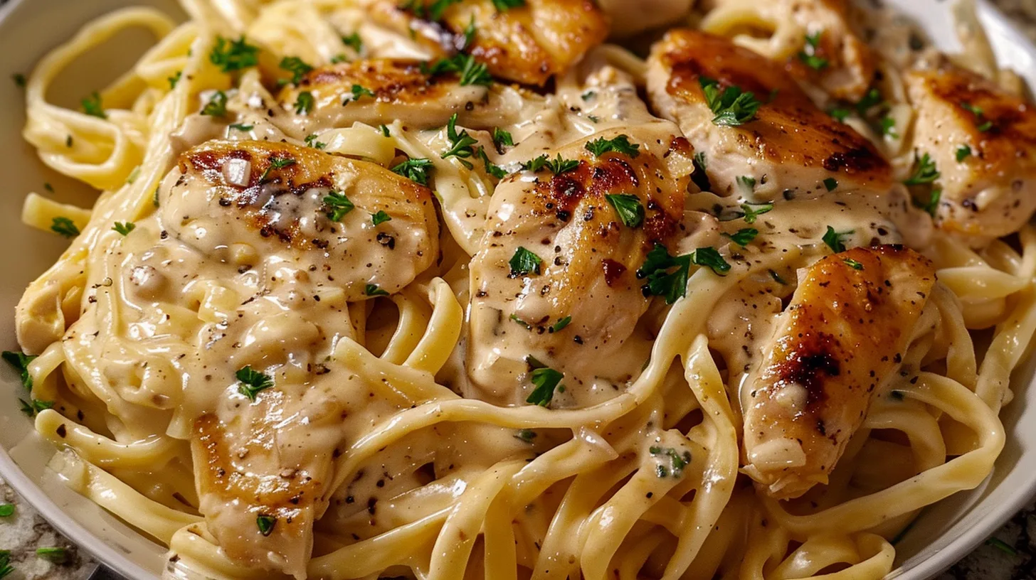 The Ultimate Creamy Honey BBQ Chicken Alfredo You’ll Crave