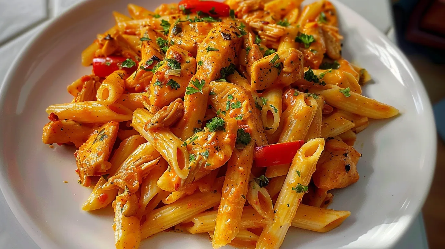 The Ultimate One Pot Bold Cajun Buffalo Chicken Pasta You’ll Crave