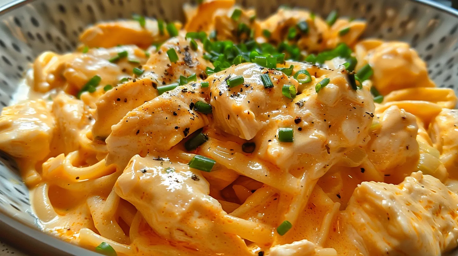 The Ultimate One Pot Creamy Buffalo Alfredo Chicken You’ll Crave