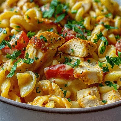 One Pot Creamy Cajun Chicken And Cheddar Pasta