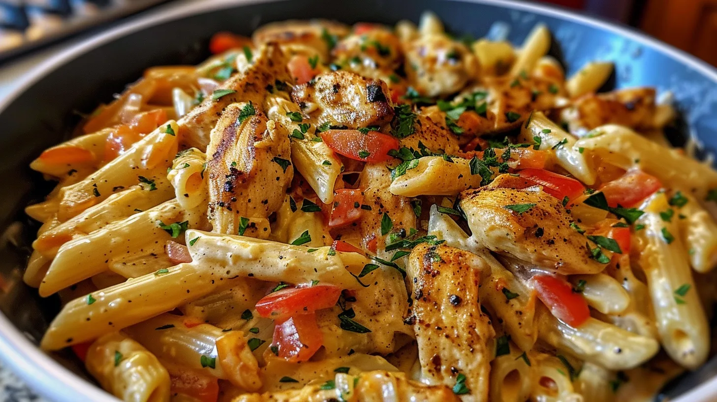 The Ultimate One Pot Creamy Cajun Chicken Penne You’ll Crave