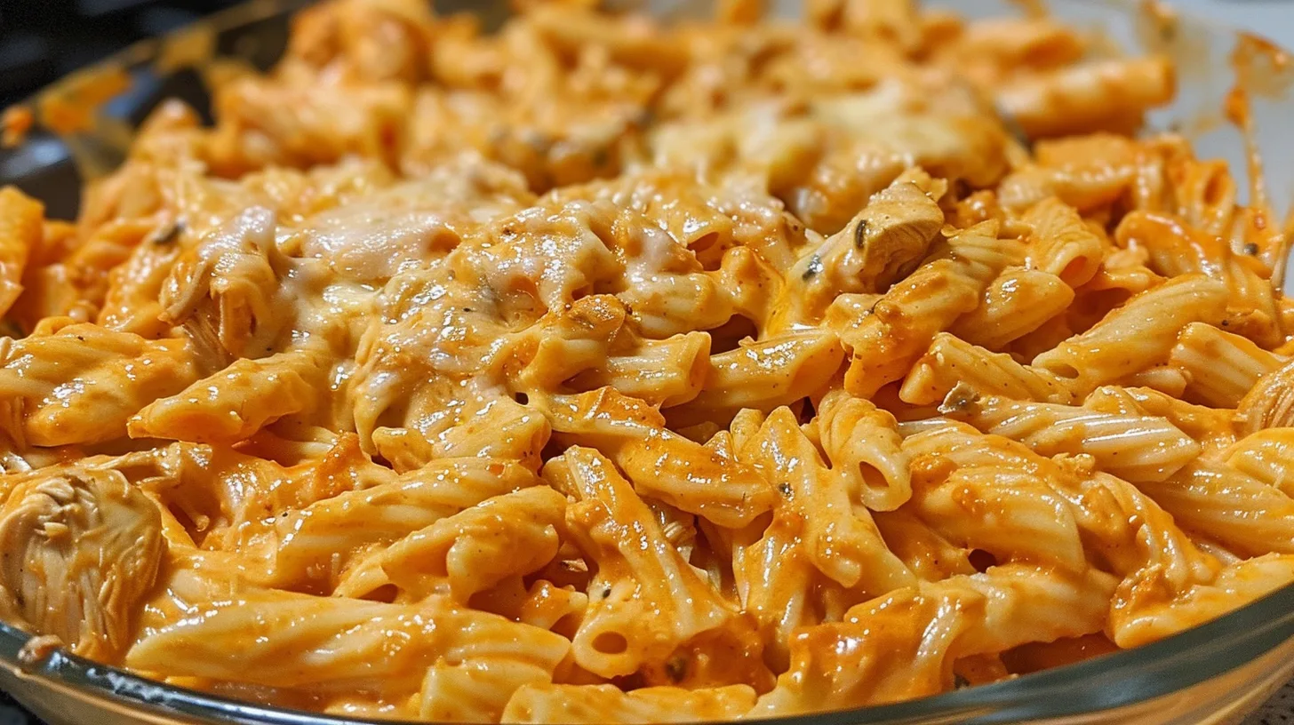 The Ultimate One-Pot Creamy Spicy Buffalo Chicken Pasta Recipe