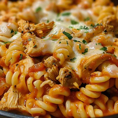 One-Skillet BBQ Chicken & Cheese Pasta