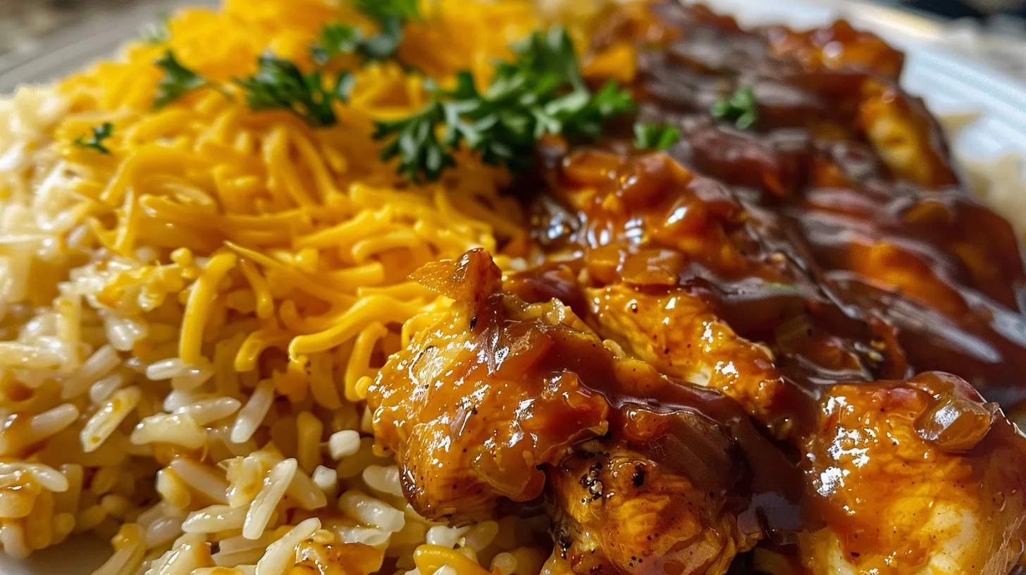 The Ultimate Smoky BBQ Chicken and Cheddar Rice You’ll Crave