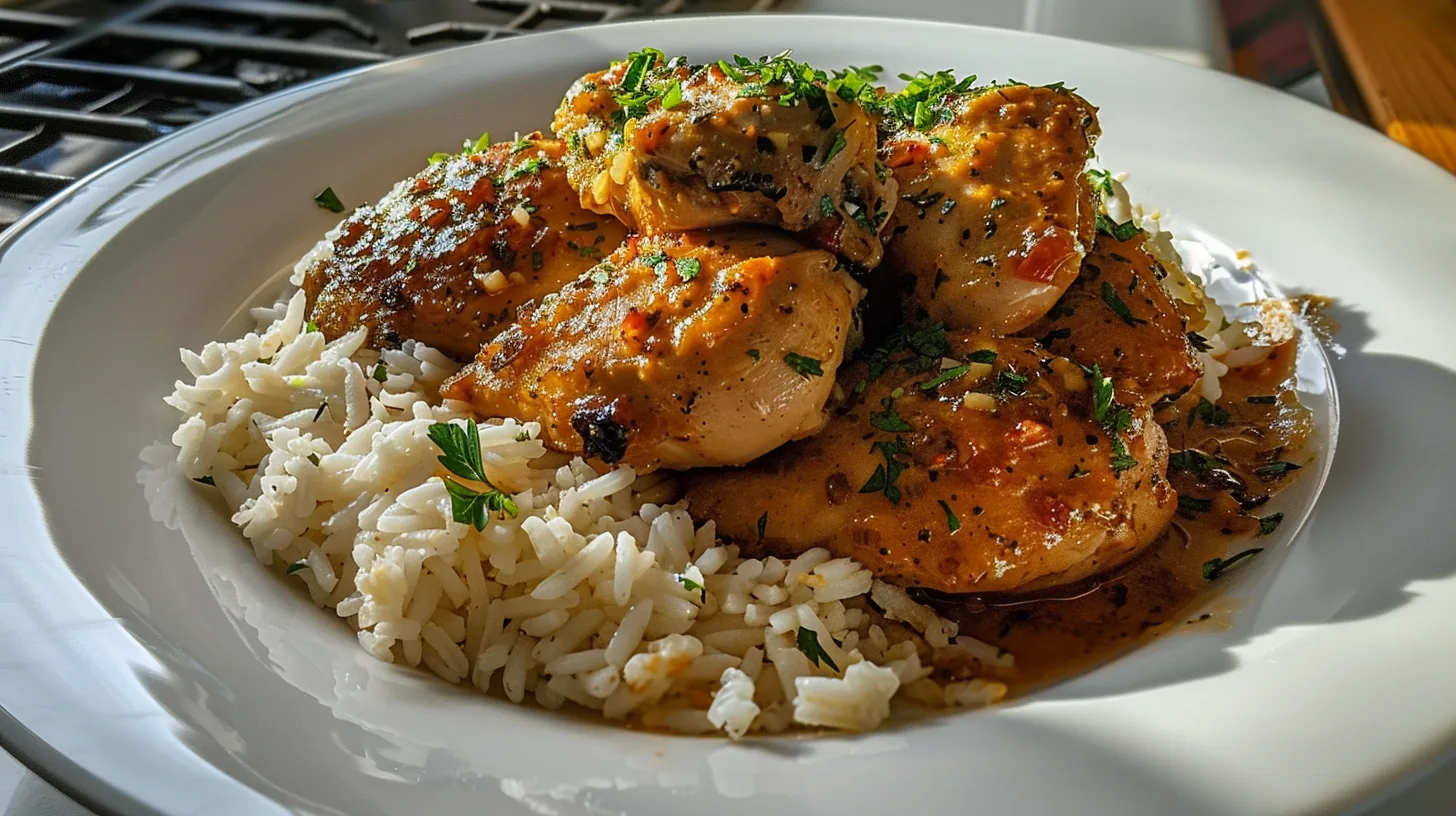 The Perfect Smoky Garlic Butter Chicken and Rice You’ll Crave
