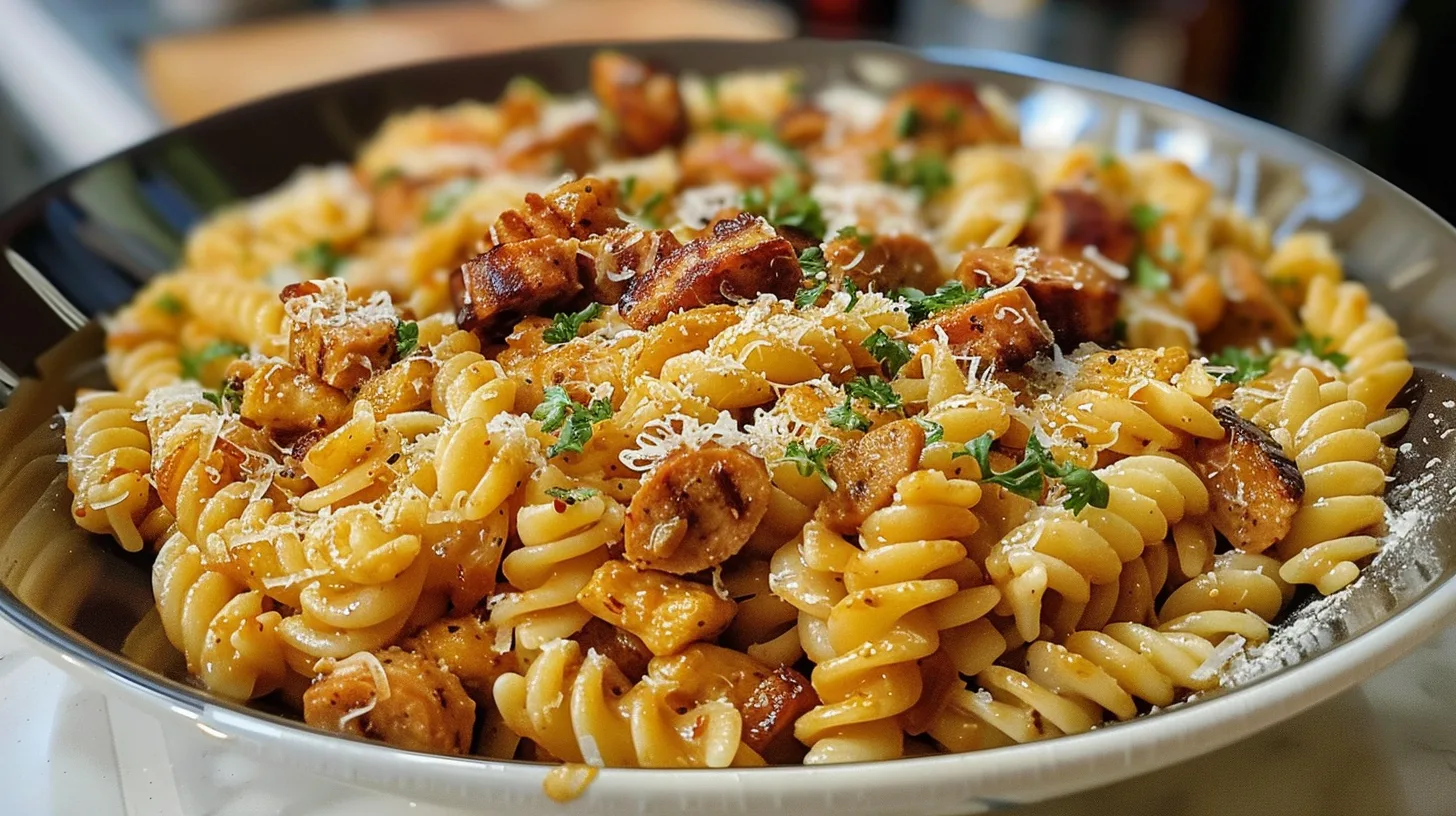 The Ultimate Smoky Garlic Butter Chicken & Sausage Pasta Recipe