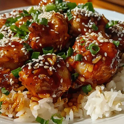 Sticky Bold Sweet Chili Parmesan Chicken And Rice