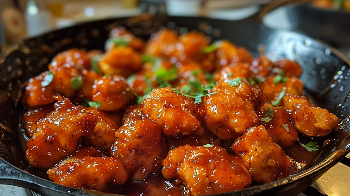 The Best Sticky Buffalo Honey Chicken Skillet You’ll Crave