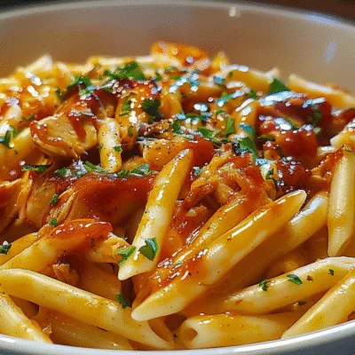 Sticky Maple BBQ Ranch Chicken Pasta