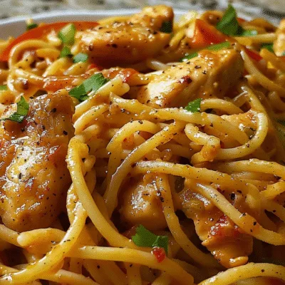Sticky Sweet Cajun Honey Chicken Pasta