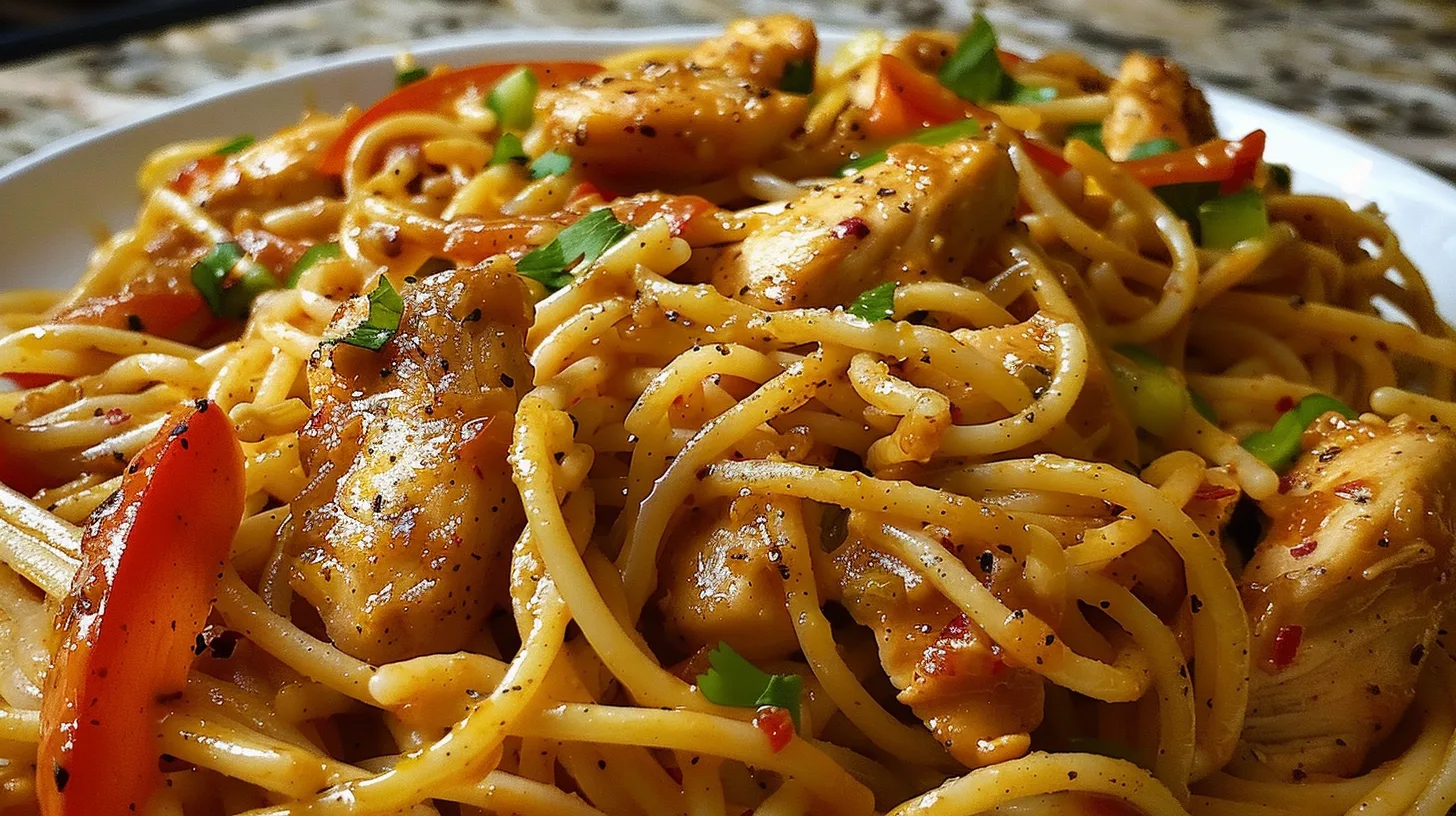 The Ultimate Sticky Sweet Cajun Honey Chicken Pasta Recipe